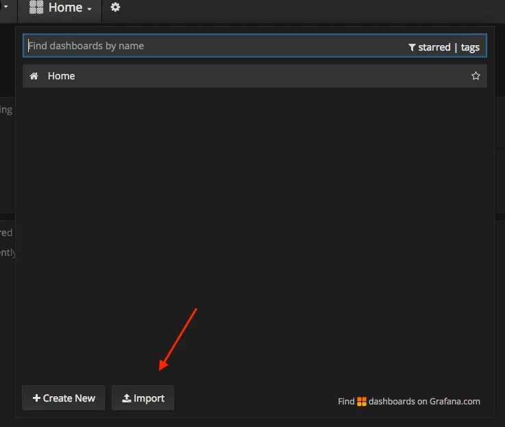 Import Dashboard