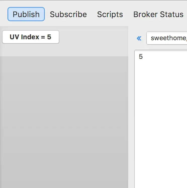 MQTT.fx Publish View