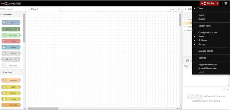 Create a Node-Red flow for reading, converting, and publishing MQTT sparkplug messages