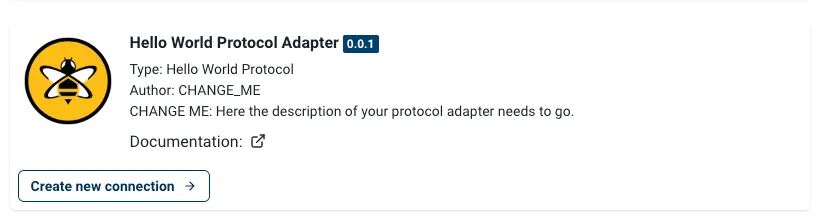 The newly built protocol adapter on HiveMQ Edge