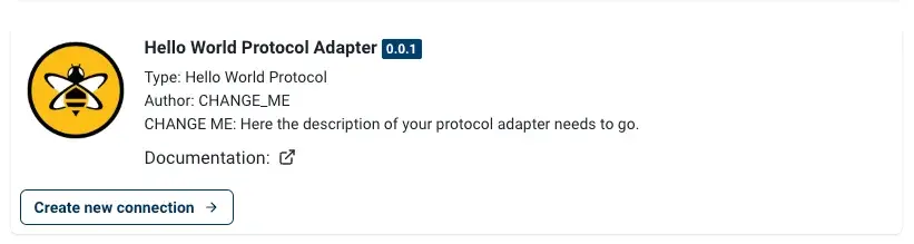 The newly built protocol adapter on HiveMQ Edge