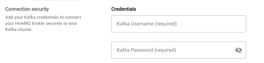 Secure the connection