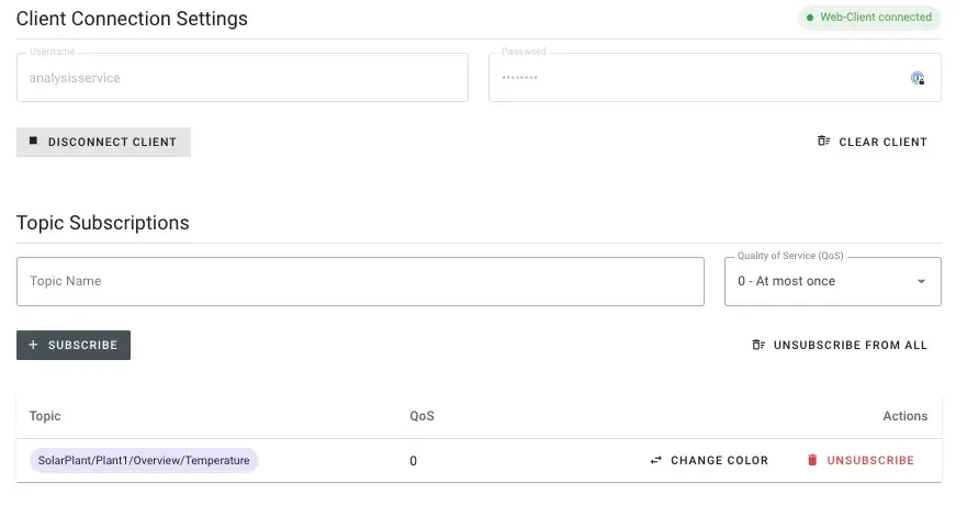 Testing the Data Flow
