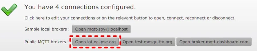 Opening eclipse in the control panel