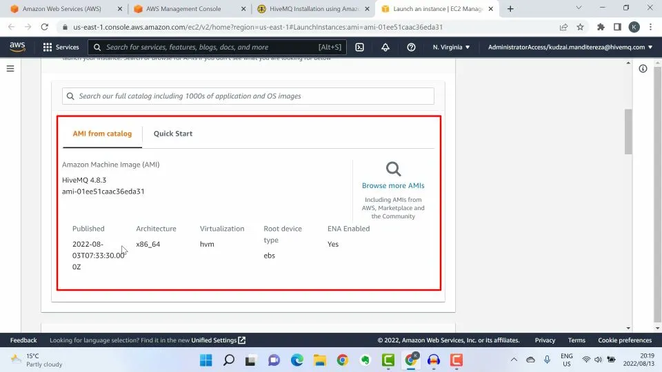 Amazon Machine Image for HiveMQ