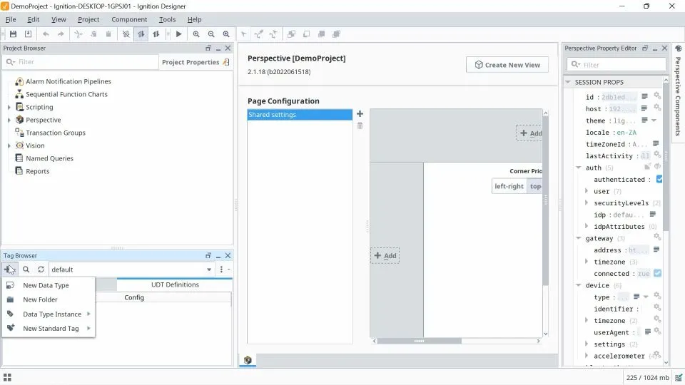 Expanding my MQTT Tags from the Transmission module, under my Tag browser