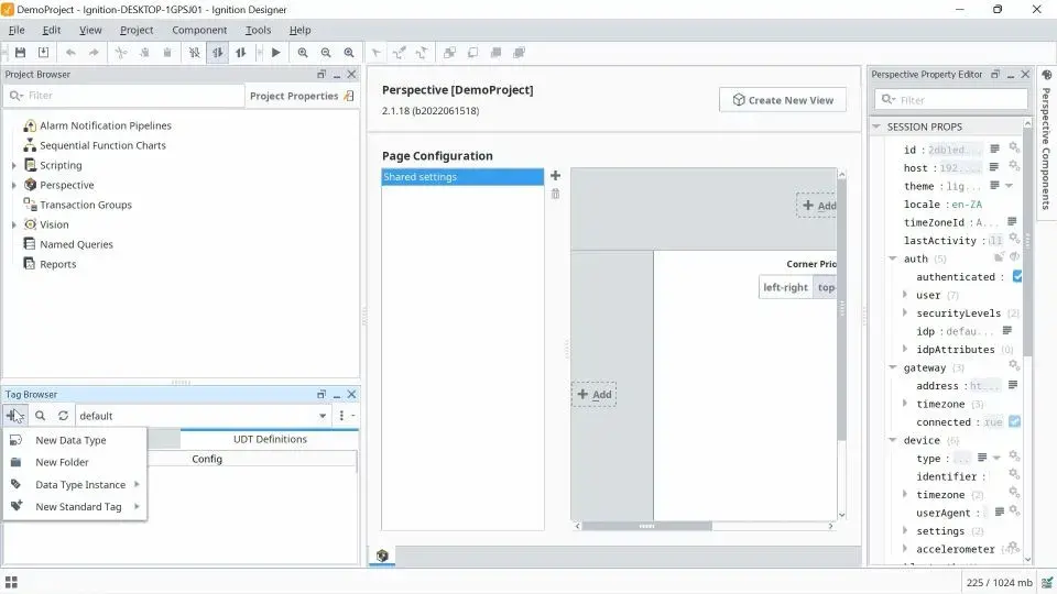 Expanding my MQTT Tags from the Transmission module, under my Tag browser